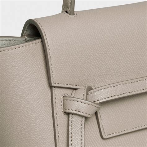 Women's Nano belt bag in grained calfskin 